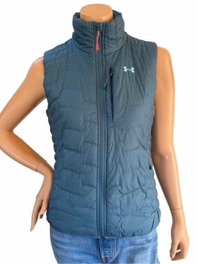 Under Armour ColdGear Quilted Puffer Vest Teal Women’s XS